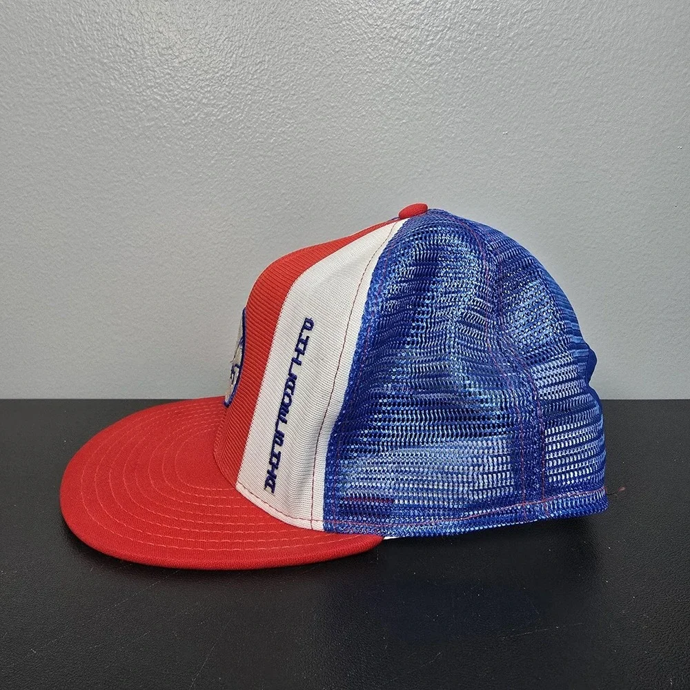 Vintage Philadelphia 76ers Hat Cap Snap Back Mens Multi Color Basketball 80s USA